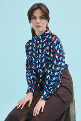 Mimas Ufo Blaues Hemd